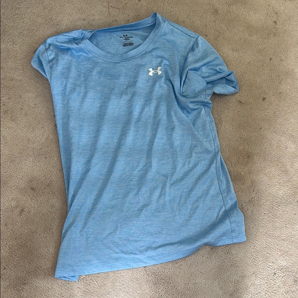 Under Armour Sky Blue Athletic Tee